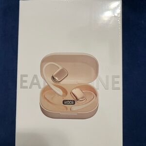 Wireless Earbuds with Charging Case - Black - New